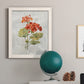 Linen Geranium - Premium Canvas Framed in Barnwood - Ready to Hang