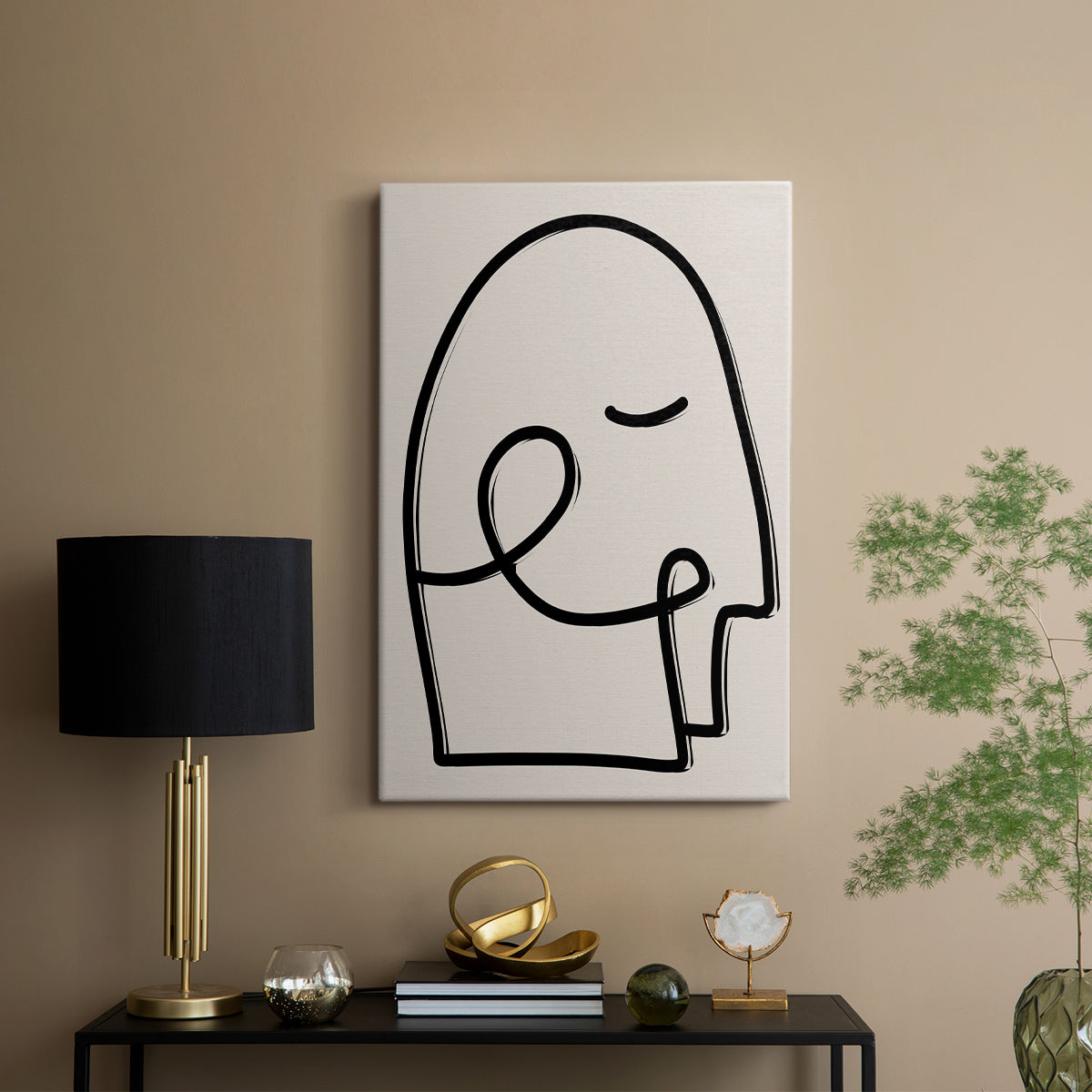 Face It I - Canvas Art Print