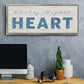 Grateful Heart - Floater Framed Canvas Print