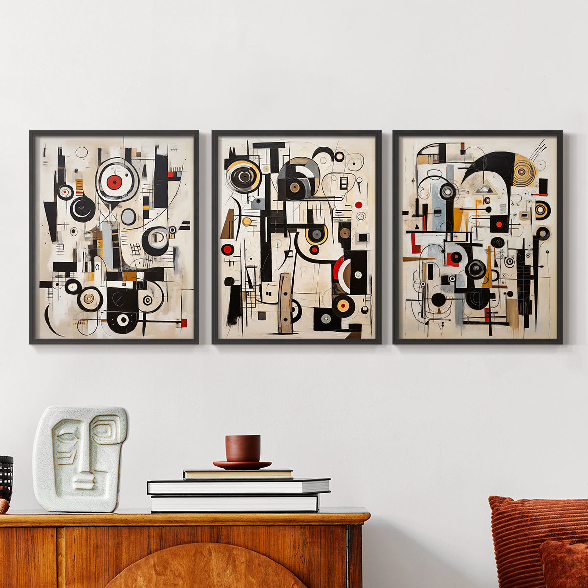 Abstract Series CLXVIII - Restickable Framed Art Set