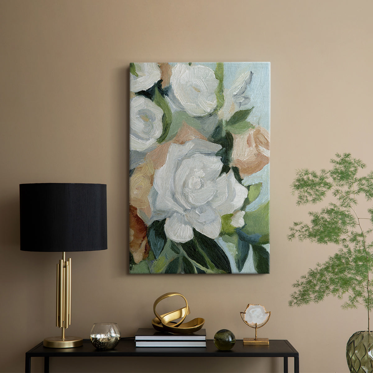 Bouquet Scatter I - Canvas Art Print