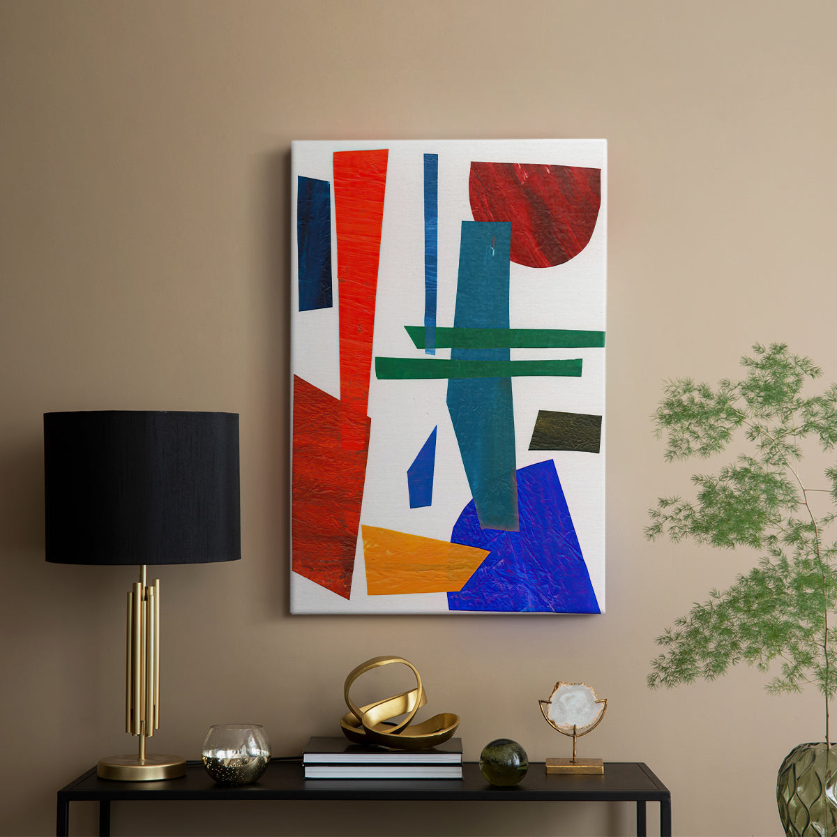 Colorful Shapes IV - Canvas Art Print
