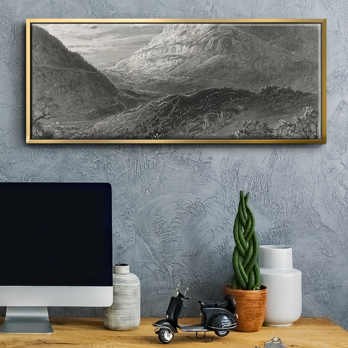 Cumberland Gap - Floater Framed Canvas Print