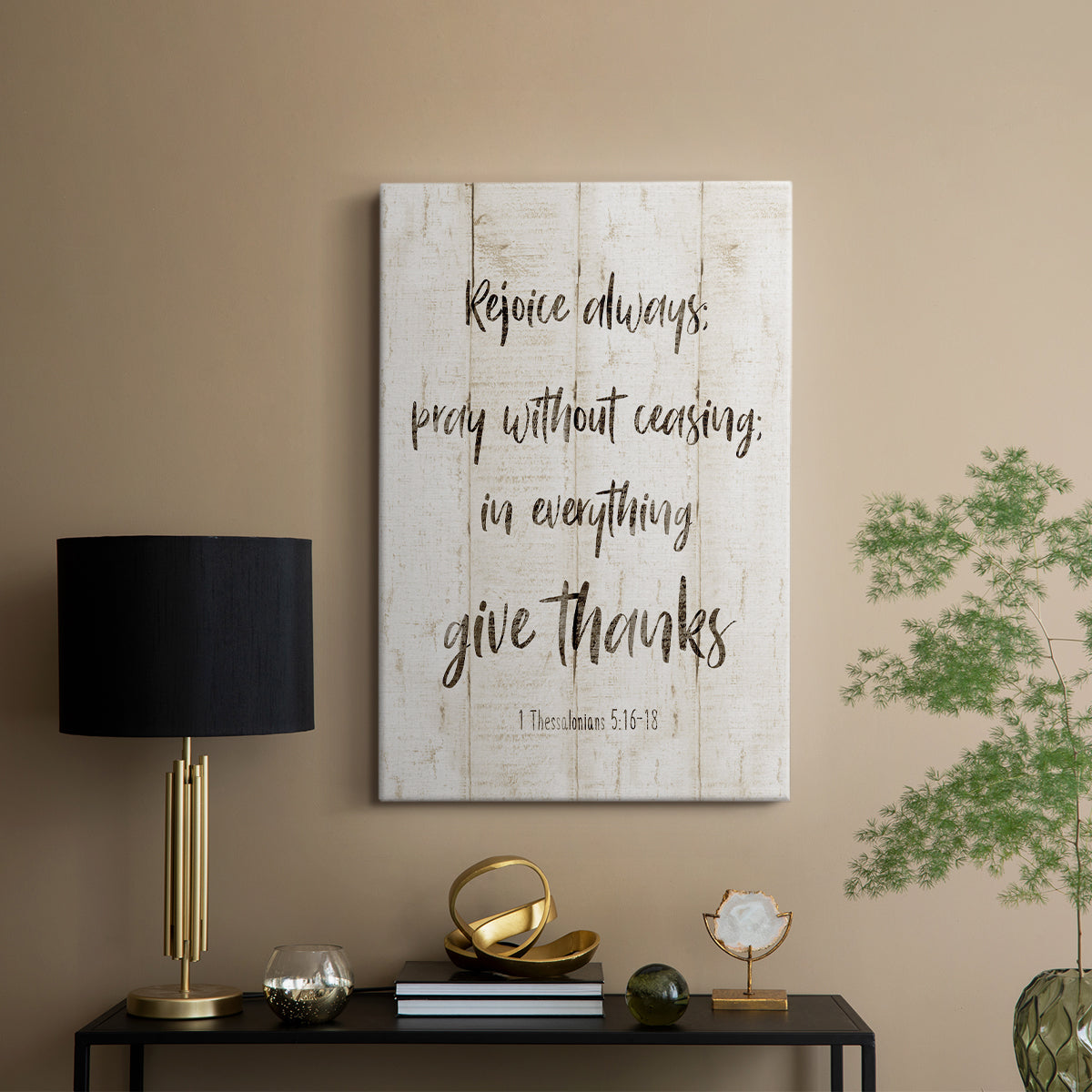 Rejoice Always - Canvas Art Print