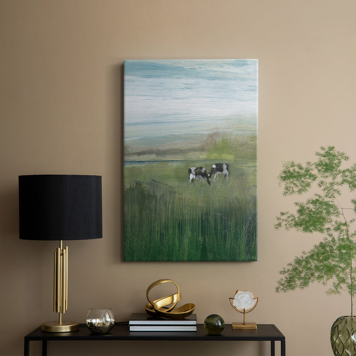 Out to Pasture I - Canvas Art Print