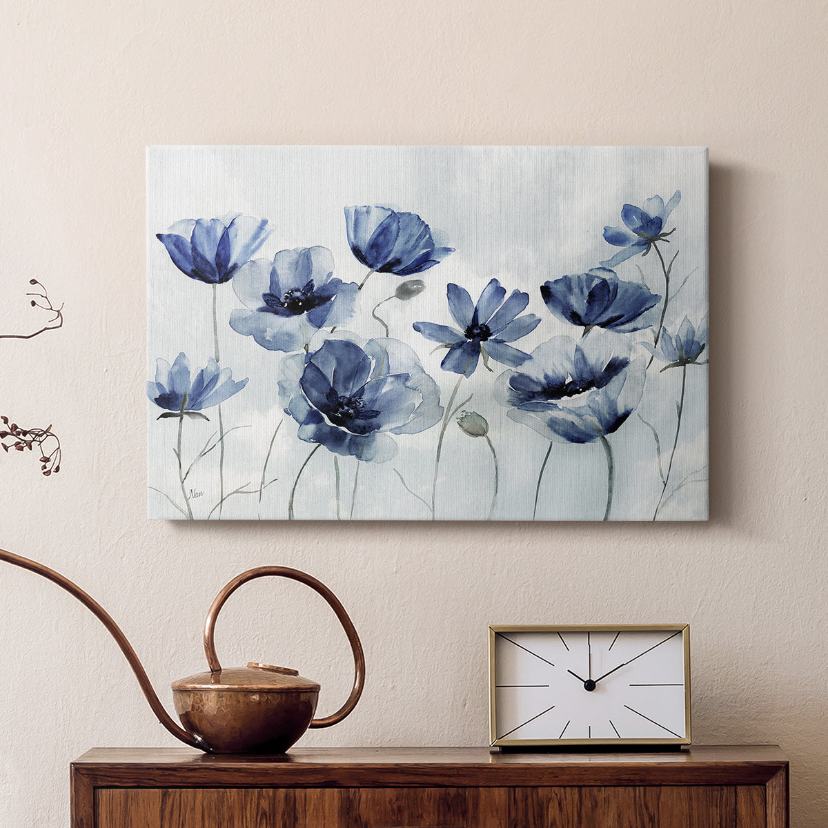 Indigo Spring Awakening - Canvas Art Print