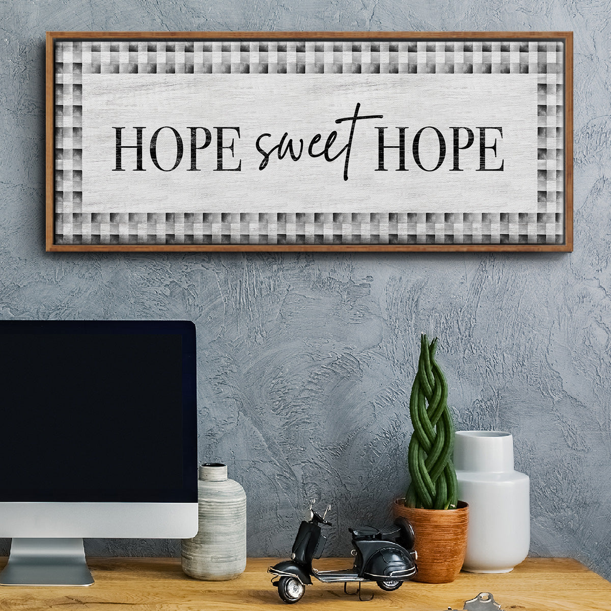 Hope Sweet Hope - Floater Framed Canvas Print