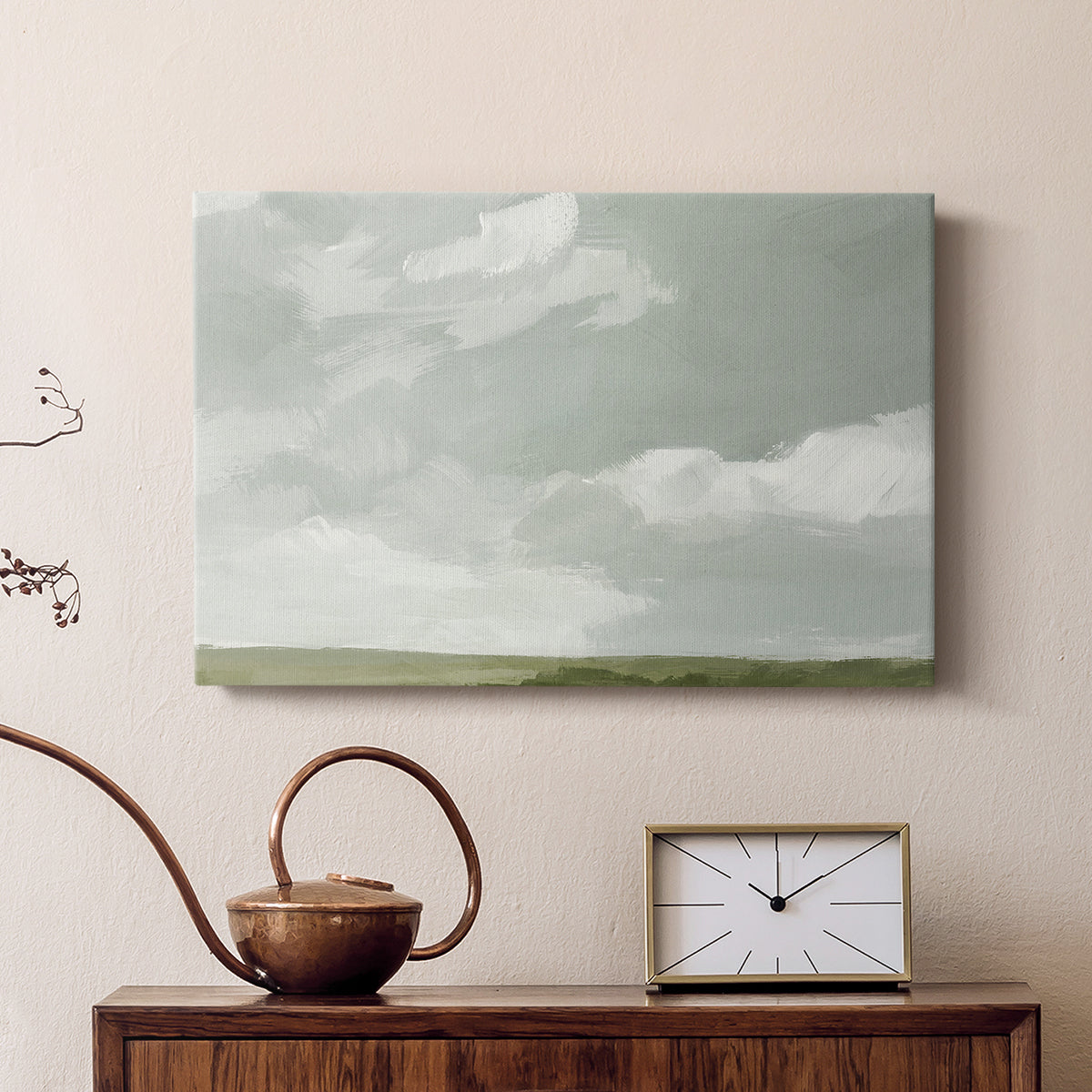 Gray Stone Sky II - Canvas Art Print
