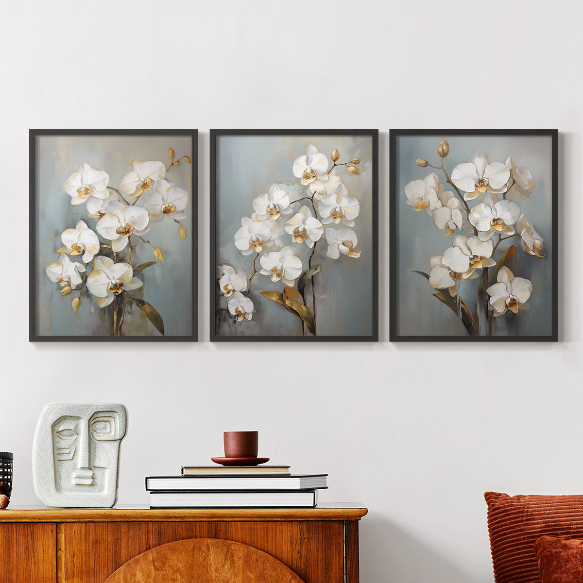 Floral Study Series LXV - Restickable Framed Art Set