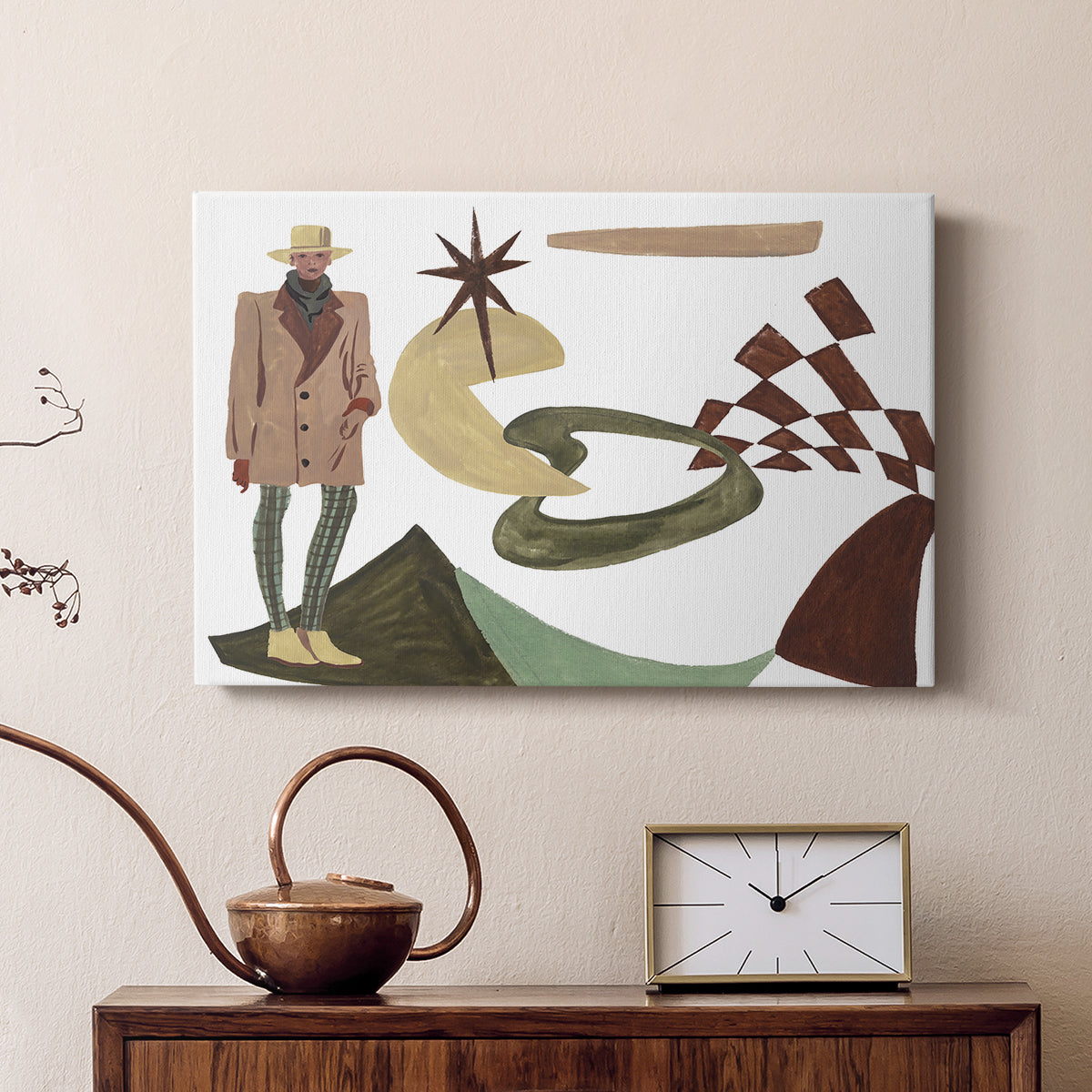 Vintage Vibes IV - Canvas Art Print