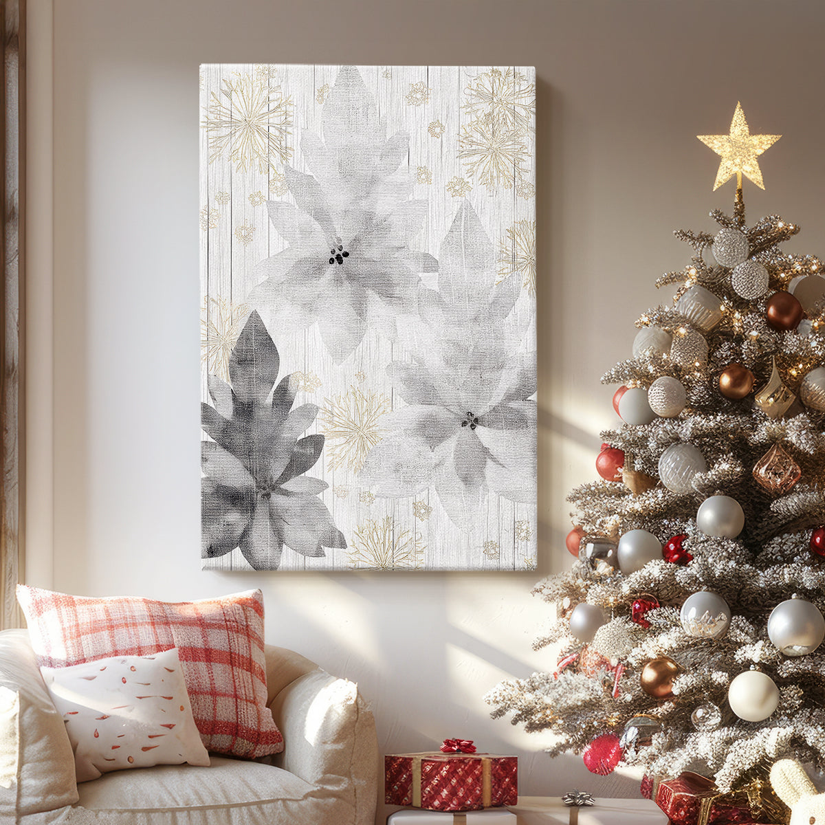 Snowwhite Midwinter Carol - Canvas Art Print