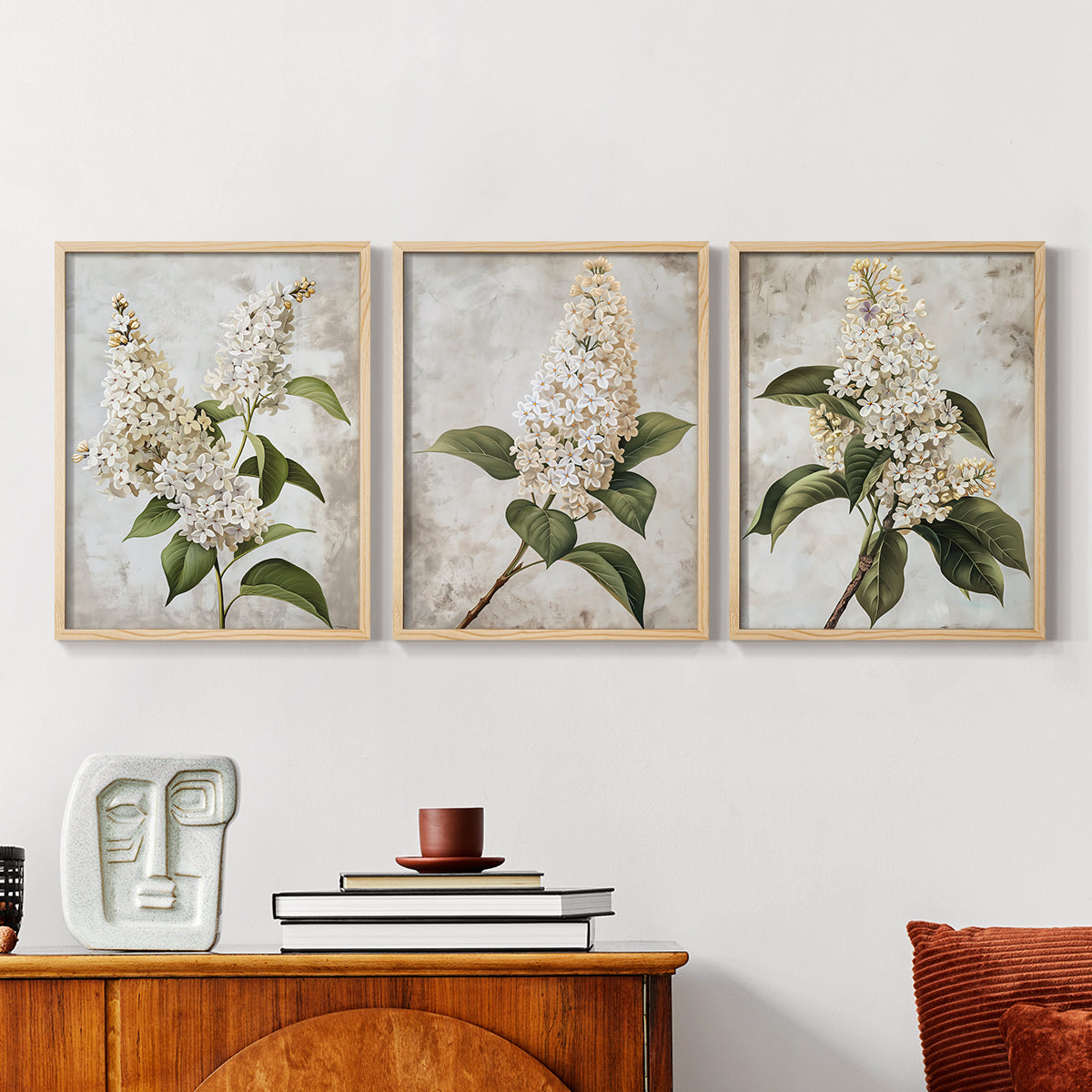 Floral Study Series LXXXVII - Restickable Framed Art Set