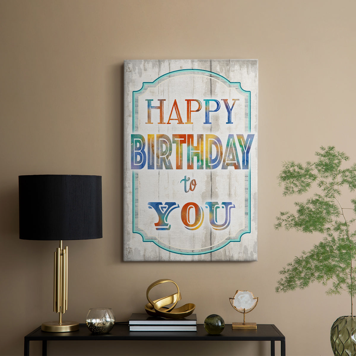 Happy Birthday to You - Canvas Art Print
