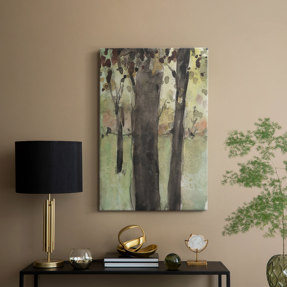 Under the Tree Confetti II - Canvas Art Print