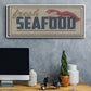 Shoreline Signs I - Floater Framed Canvas Print