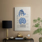 Blue Marine Algae IV - Canvas Art Print
