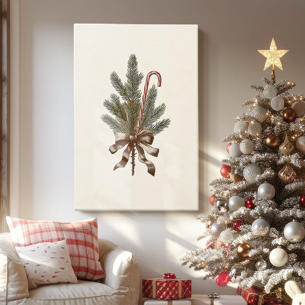 Snowwhite Promise of Pines - Canvas Art Print