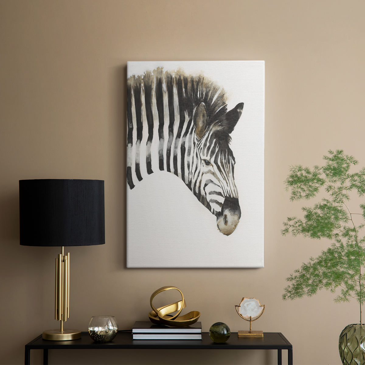 Zebra Stripes - Canvas Art Print