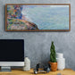 The Sea Seen from the Cliffs of Fecamp, 1881 - Floater Framed Canvas Print