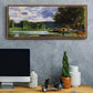 The Banks of the Seine near Jeufosse (Eure), 1880 - Floater Framed Canvas Print