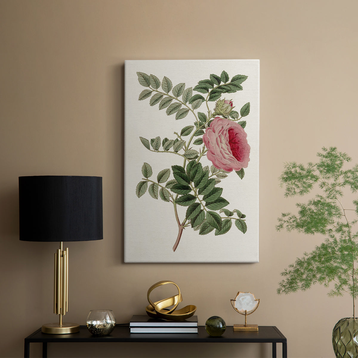 Pink Floral Mix I - Canvas Art Print