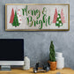 Merry & Bright - Floater Framed Canvas Print
