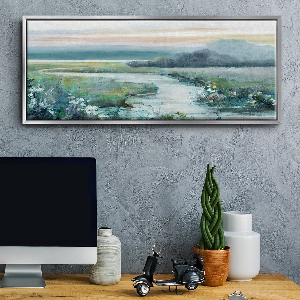 Eternity in Twilight - Floater Framed Canvas Print