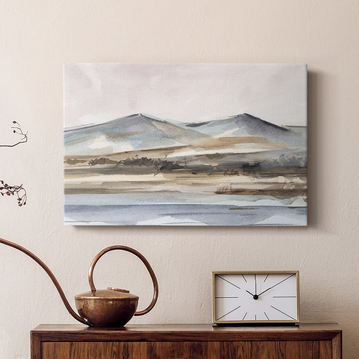 Autumn Mountain Valley II - Canvas Art Print
