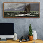 Stormy Seascape, 1867 - Floater Framed Canvas Print