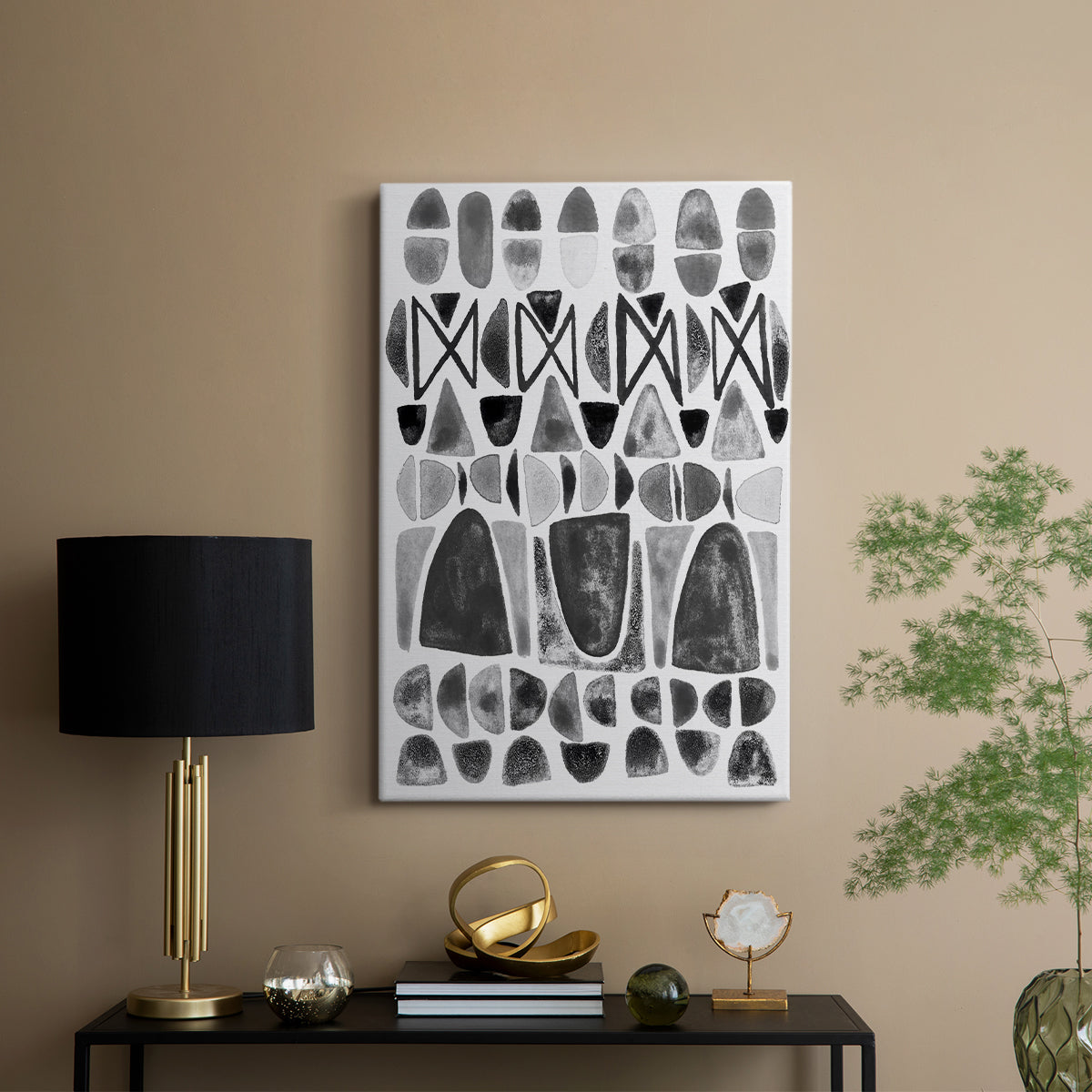 Grey Arches III - Canvas Art Print