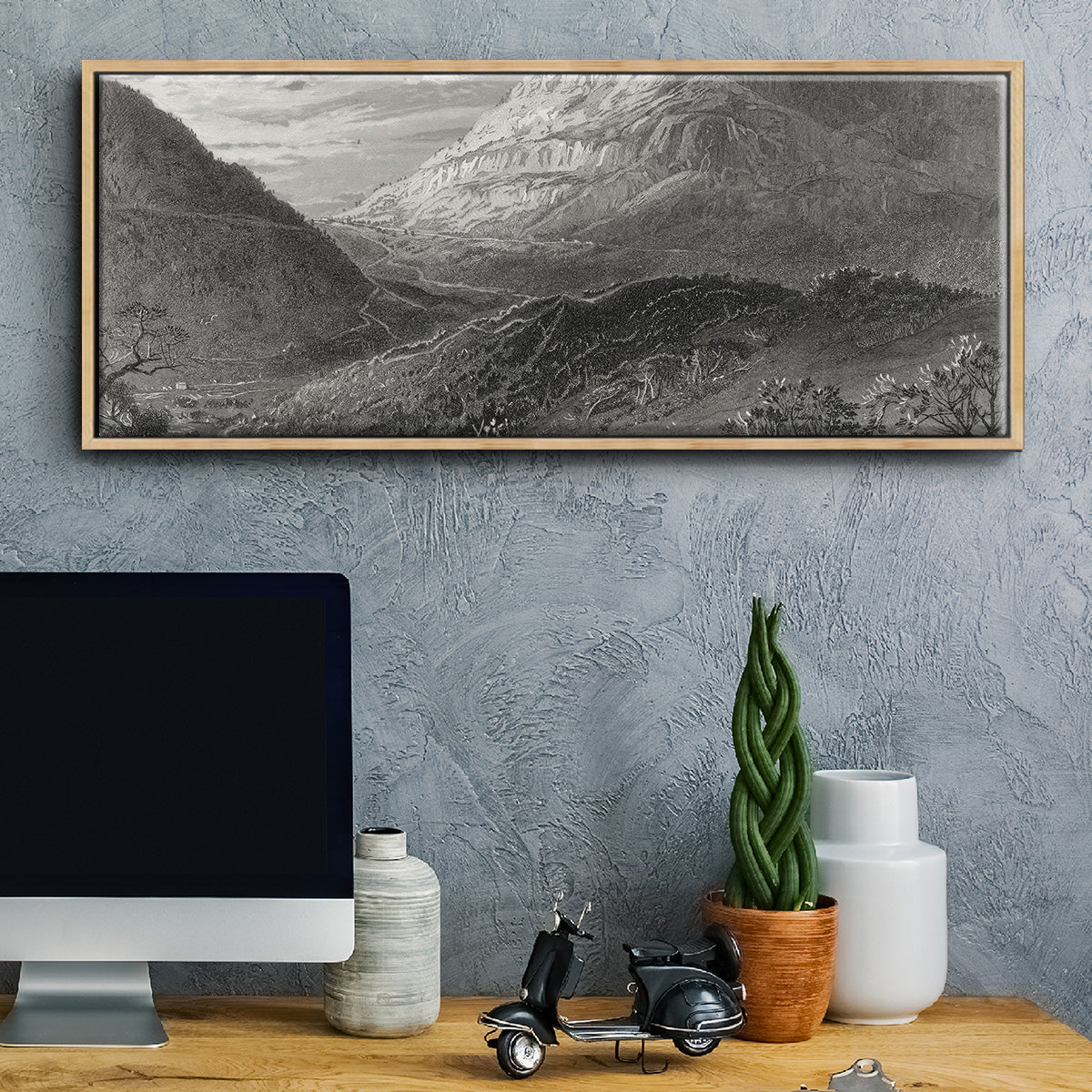 Cumberland Gap - Floater Framed Canvas Print