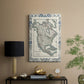 Bordered Map of North America - Canvas Art Print
