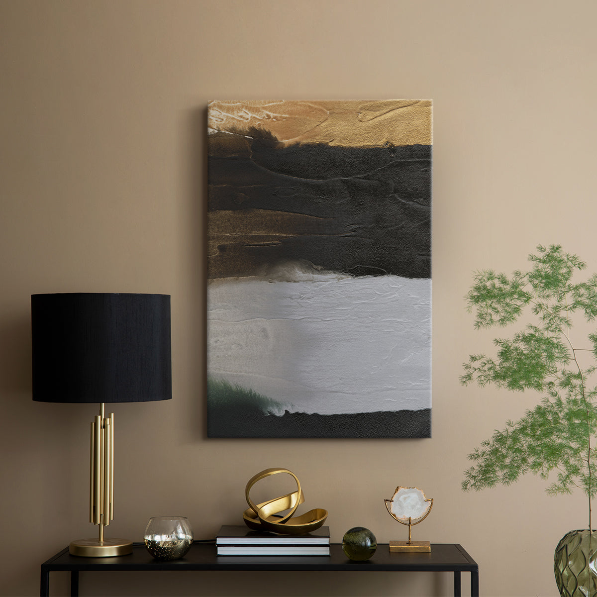 Embellished Coastal Plain I - Canvas Art Print