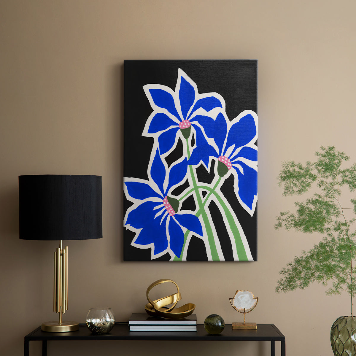 Pop Flowers IV - Canvas Art Print
