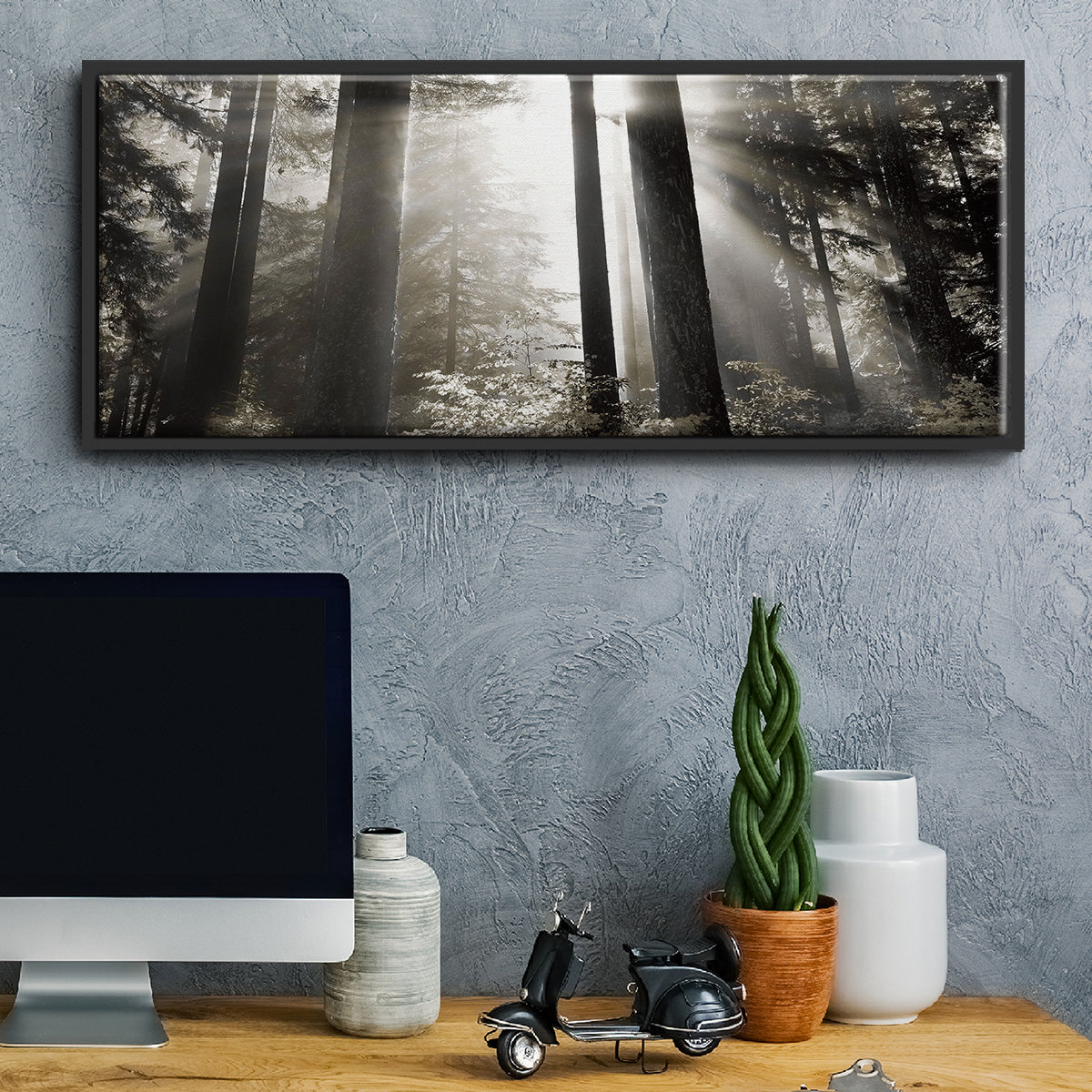 Morning Light - Floater Framed Canvas Print