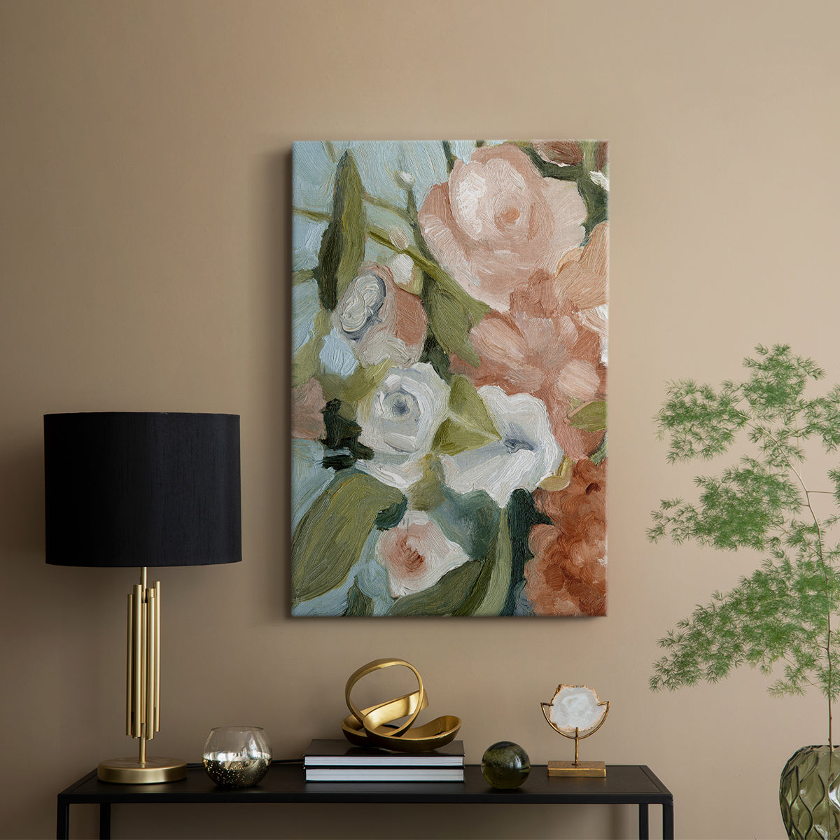Bouquet Scatter II - Canvas Art Print