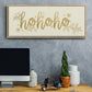 Golden HoHoHo - Floater Framed Canvas Print