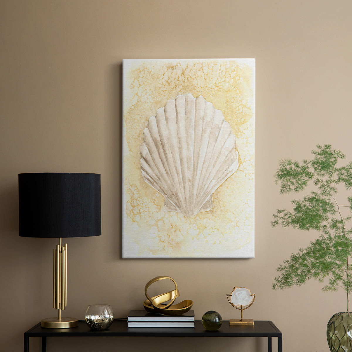 Salty Seashell II - Canvas Art Print