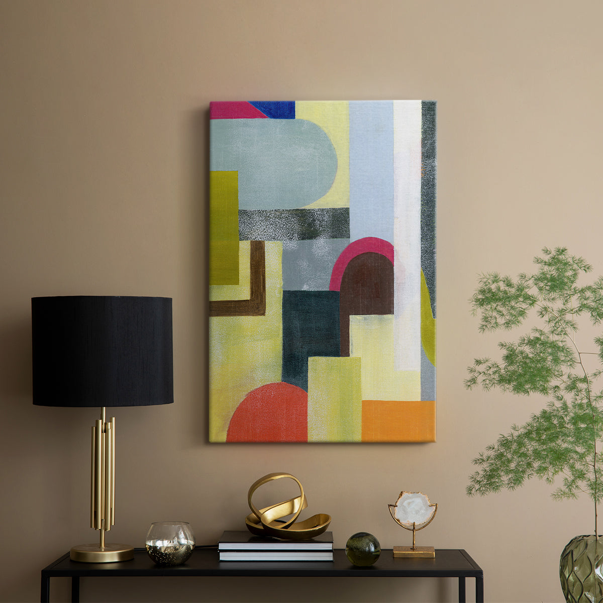 City of Rainbows I - Canvas Art Print
