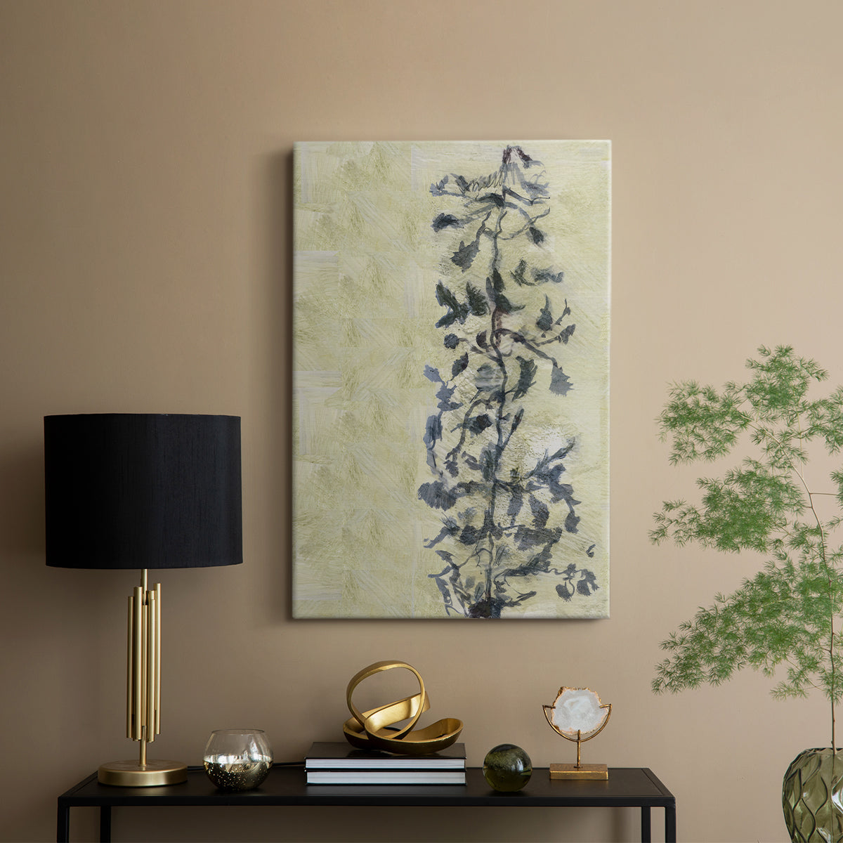 Chinoiserie 2 Tan I - Canvas Art Print