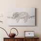 Floral Sloth - Canvas Art Print