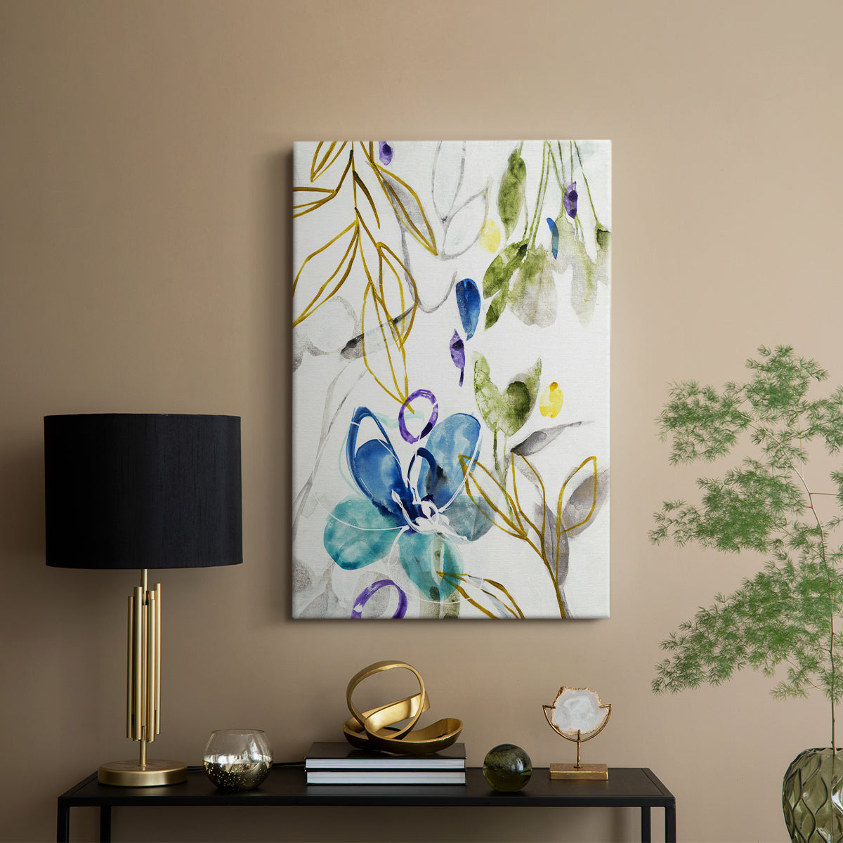 On A Whim I - Canvas Art Print