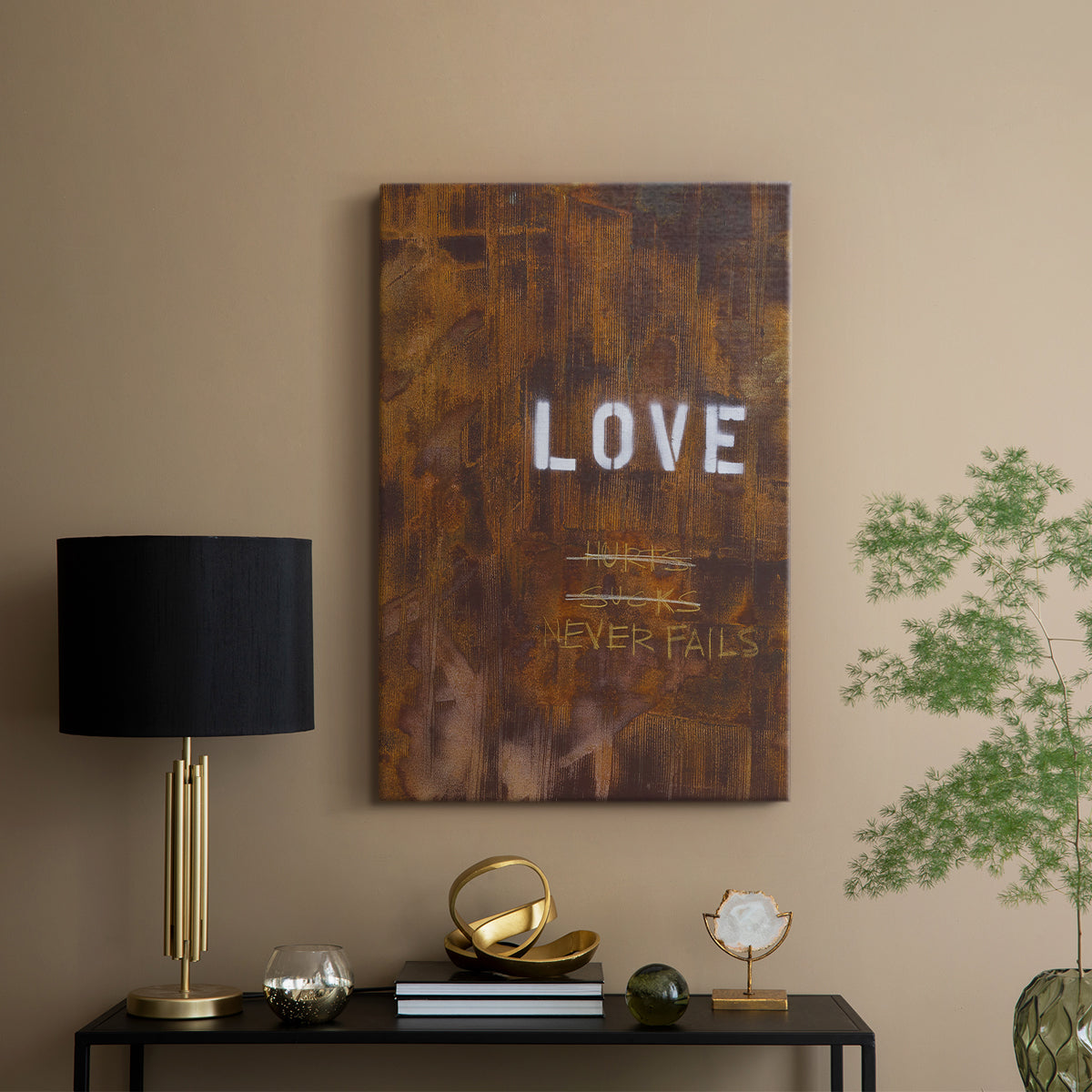Love Never Fails I - Canvas Art Print