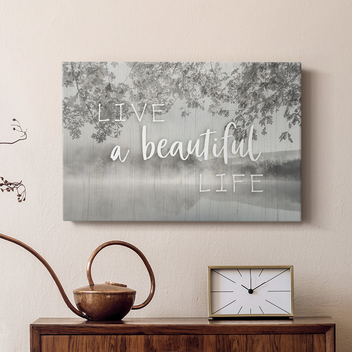 Live a Beautiful Life - Canvas Art Print