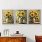 Floral Study Series CLXXI - Restickable Framed Art Set