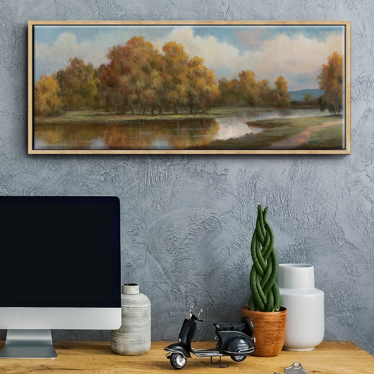 Shenandoah II - Floater Framed Canvas Print