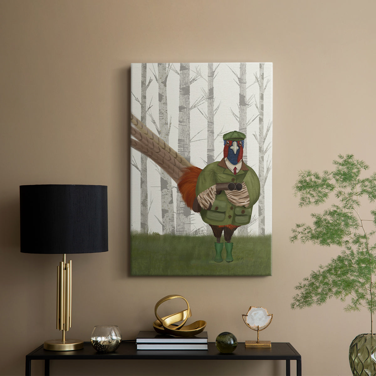 Pheasant Shooting Party 7 - Canvas Art Print