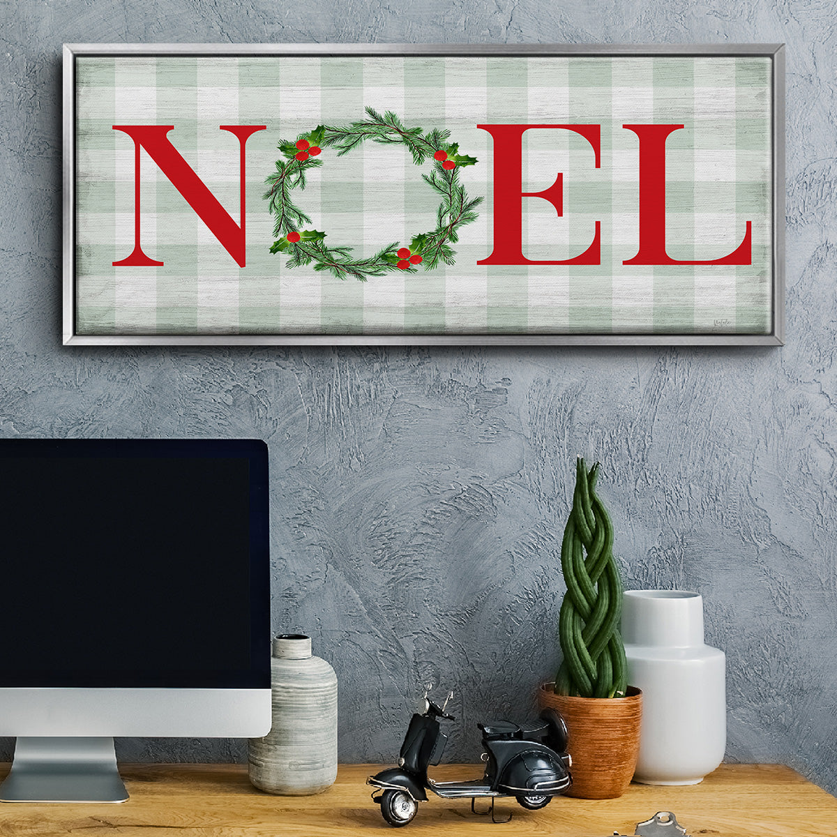 Noel - Floater Framed Canvas Print