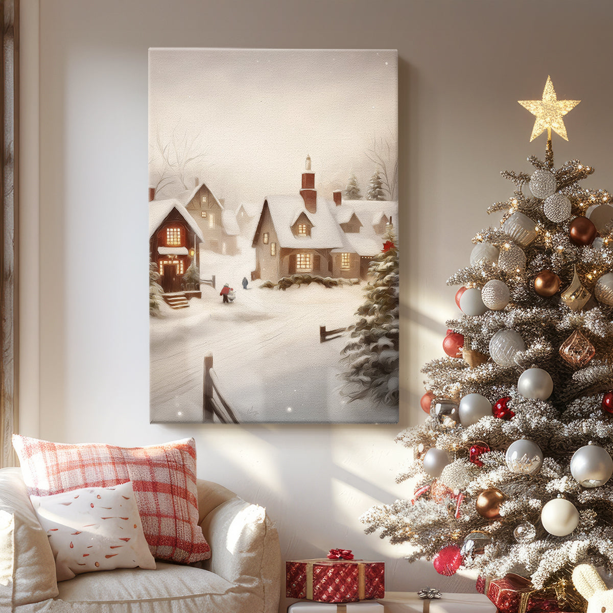 Gilded Serenade - Canvas Art Print