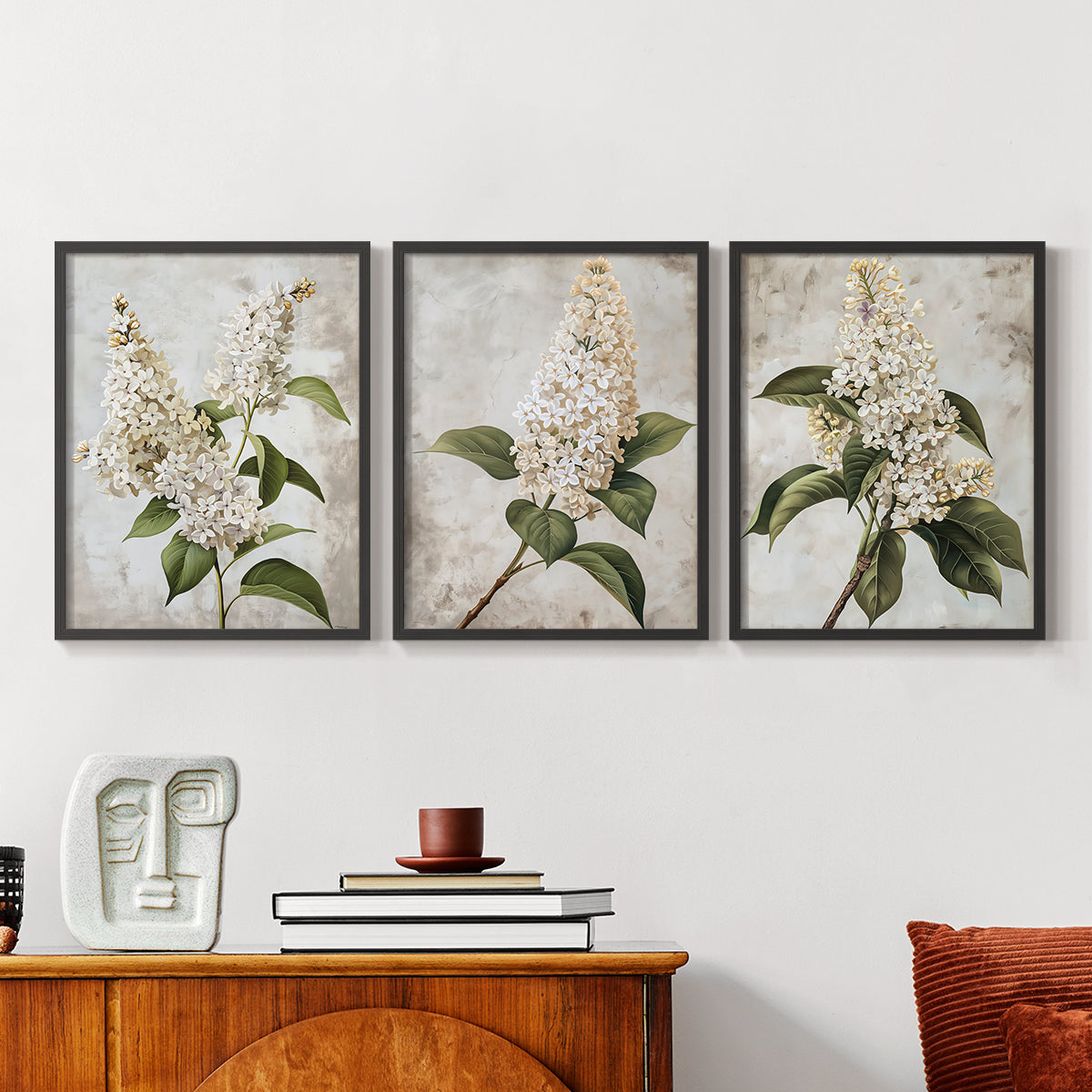 Floral Study Series LXXXVII - Restickable Framed Art Set